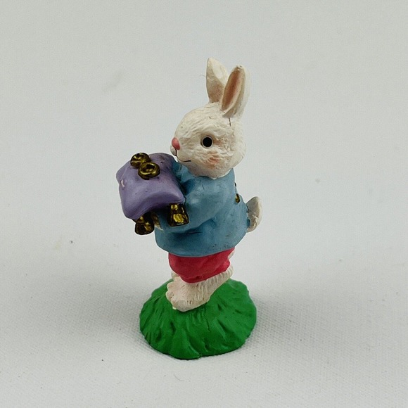 Cottontail Lane Ring Bearer Boy Bunny Figurine Easter Midwest of Cannon Falls - Picture 4 of 5